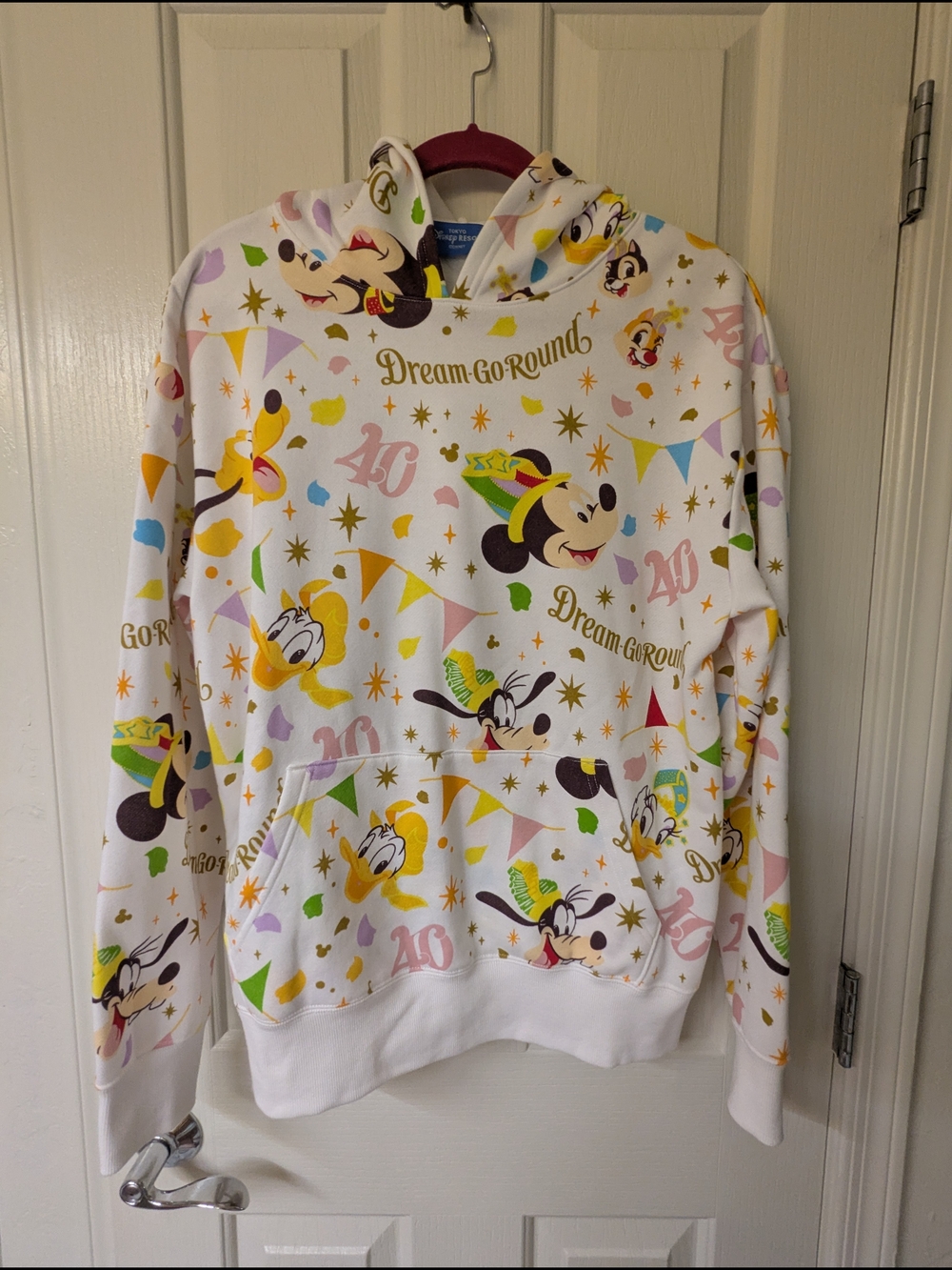 Tokyo Disney Resort 40th Anniversary Dream-Go-Round All Over Print Hoodie